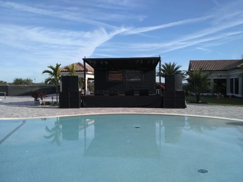 Manatee Florida Stage Rental