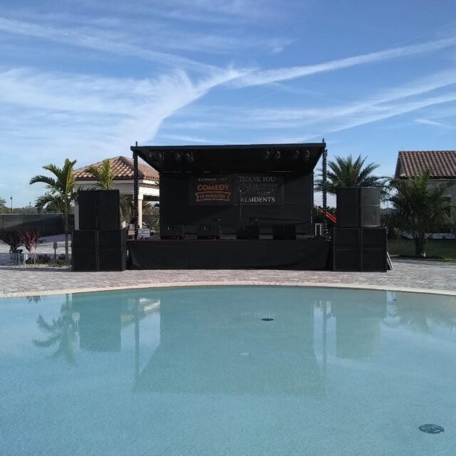 Manatee Florida Stage Rental